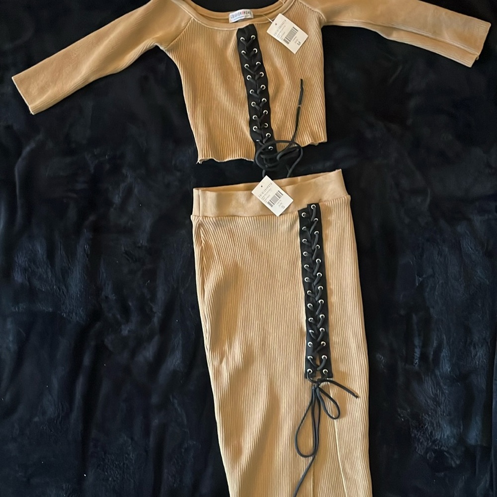 Skirt and top set from fashion nova